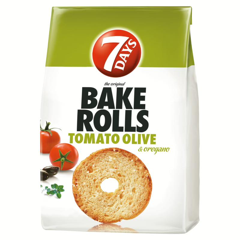 7Days Bake Rolls paradicsom-oliva 80g