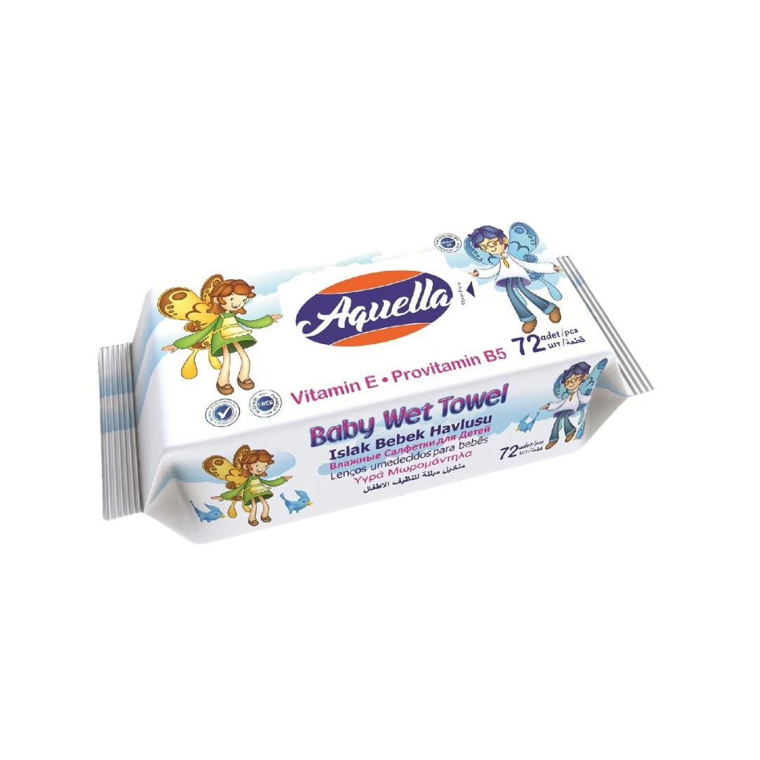 Aquella Baby Törlőkendő 72db