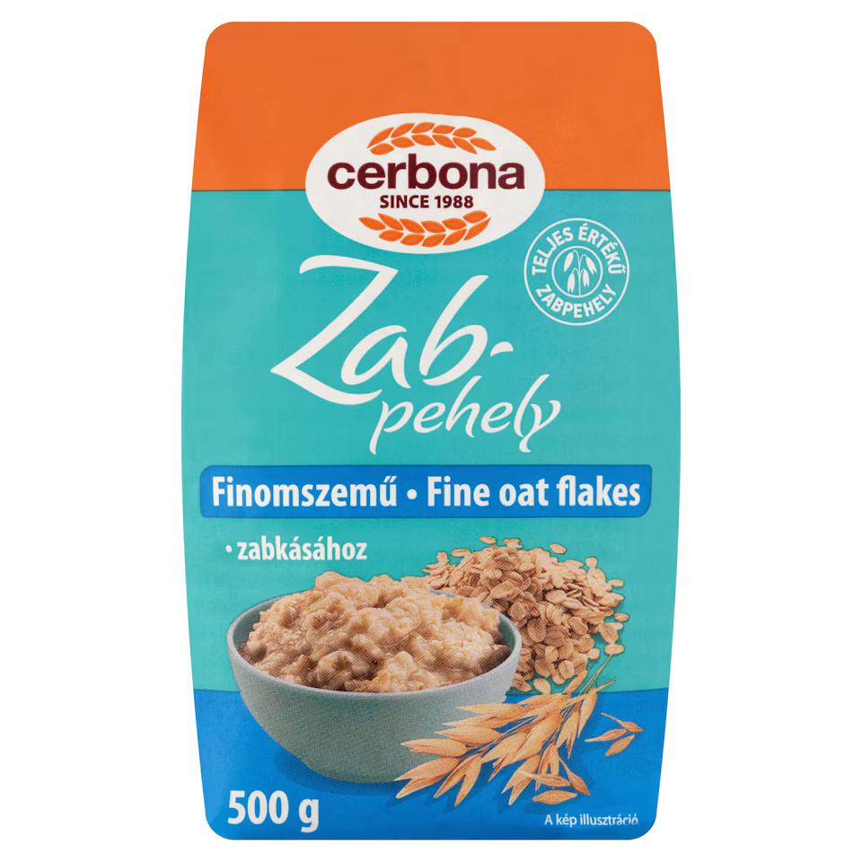 Cerbona Zabpehely finomszemű 500g