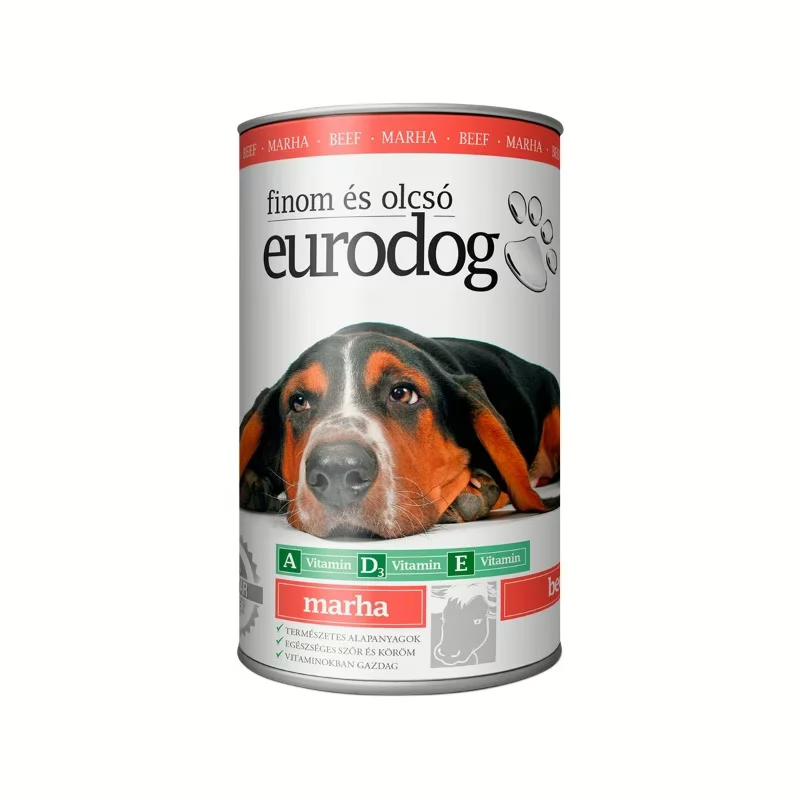 Eurodog kutyakonzerv marha 1240g
