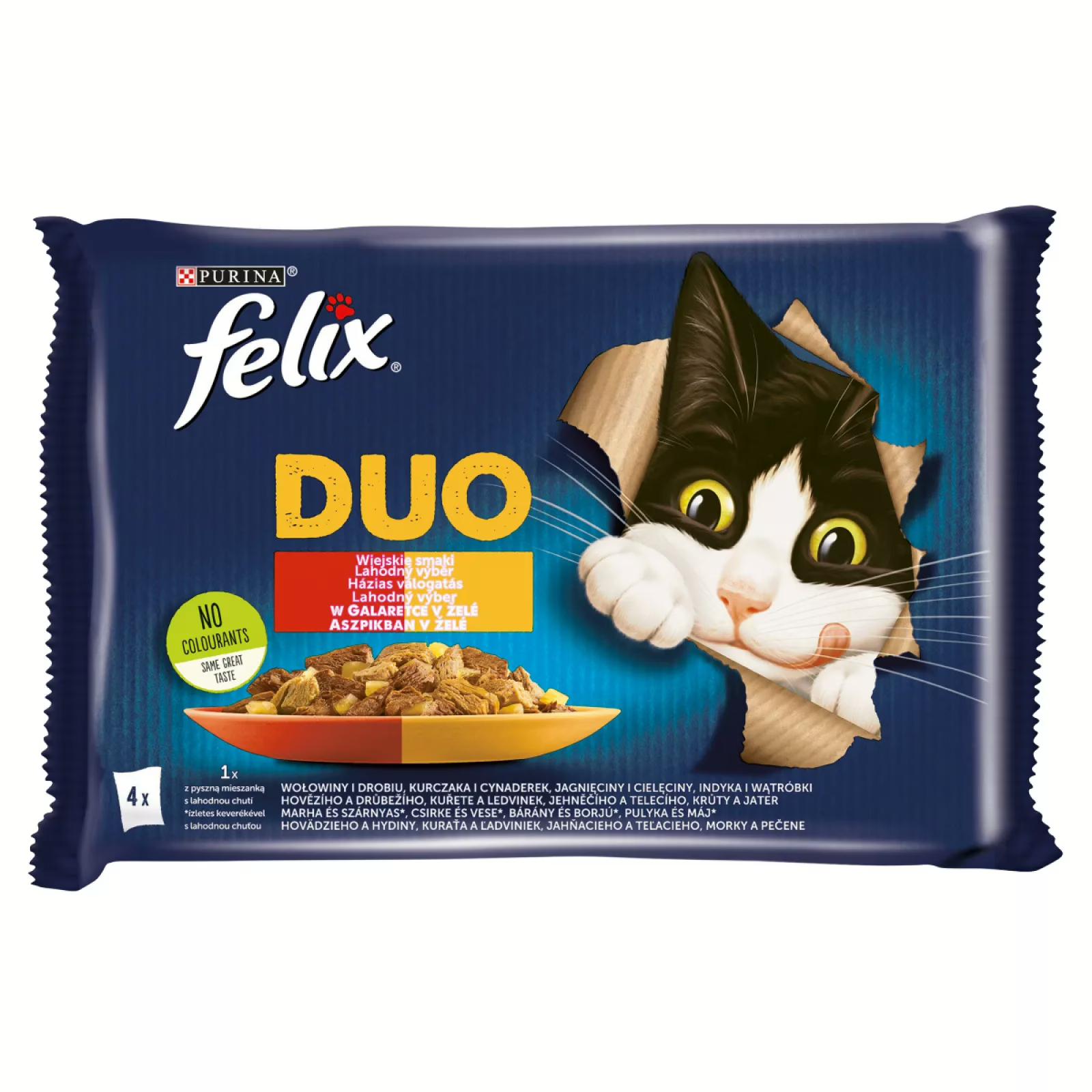 Felix Duo marha-szárnyas 4*85g