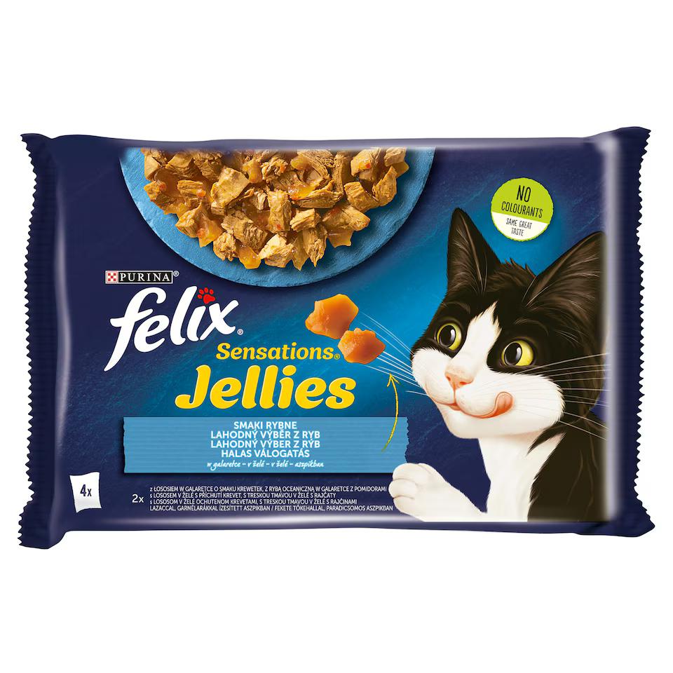 Felix Sensations Jellies Halas 4x85g