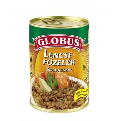 Globus lencsefőzelék kolbásszal 400g