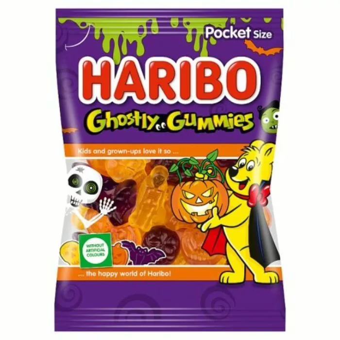 Haribo Halloween Ghostly Gummies 90g