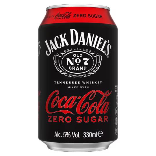Jack Coke Zero 5% 0.33l