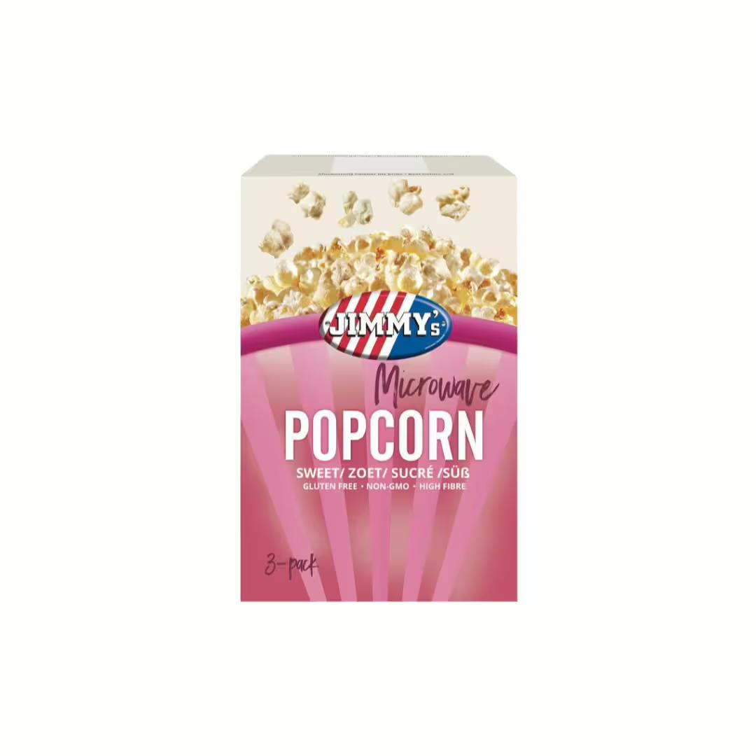 Jimmy's Popcorn édes 3*90g