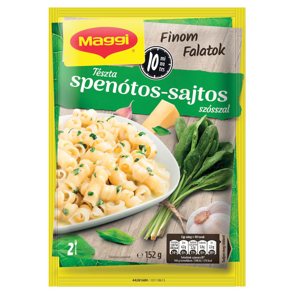 Maggi Tészta Spenót - sajtos 152g