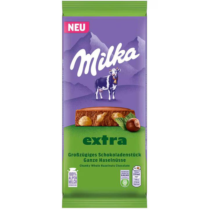 Milka egész mogyorós 190g