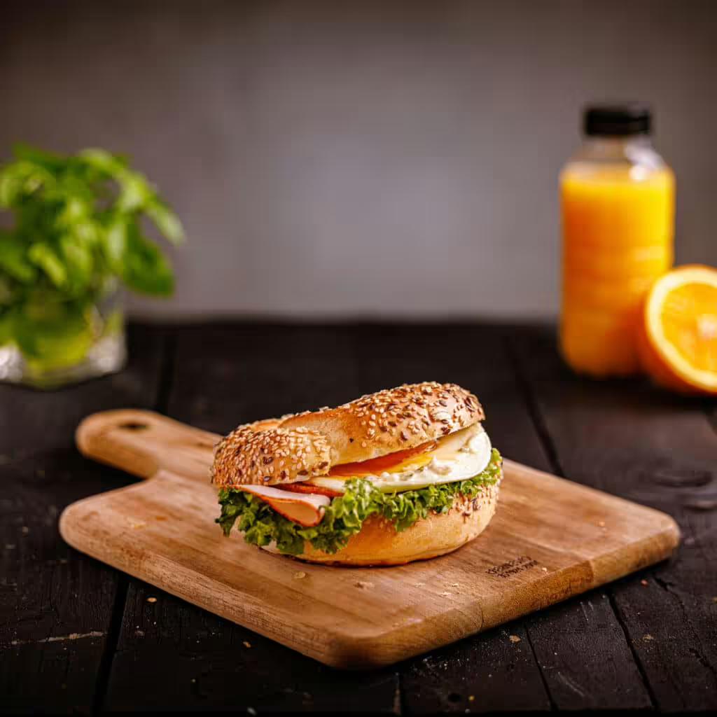 Party-Co Bagel Ham & Eggs szendvics