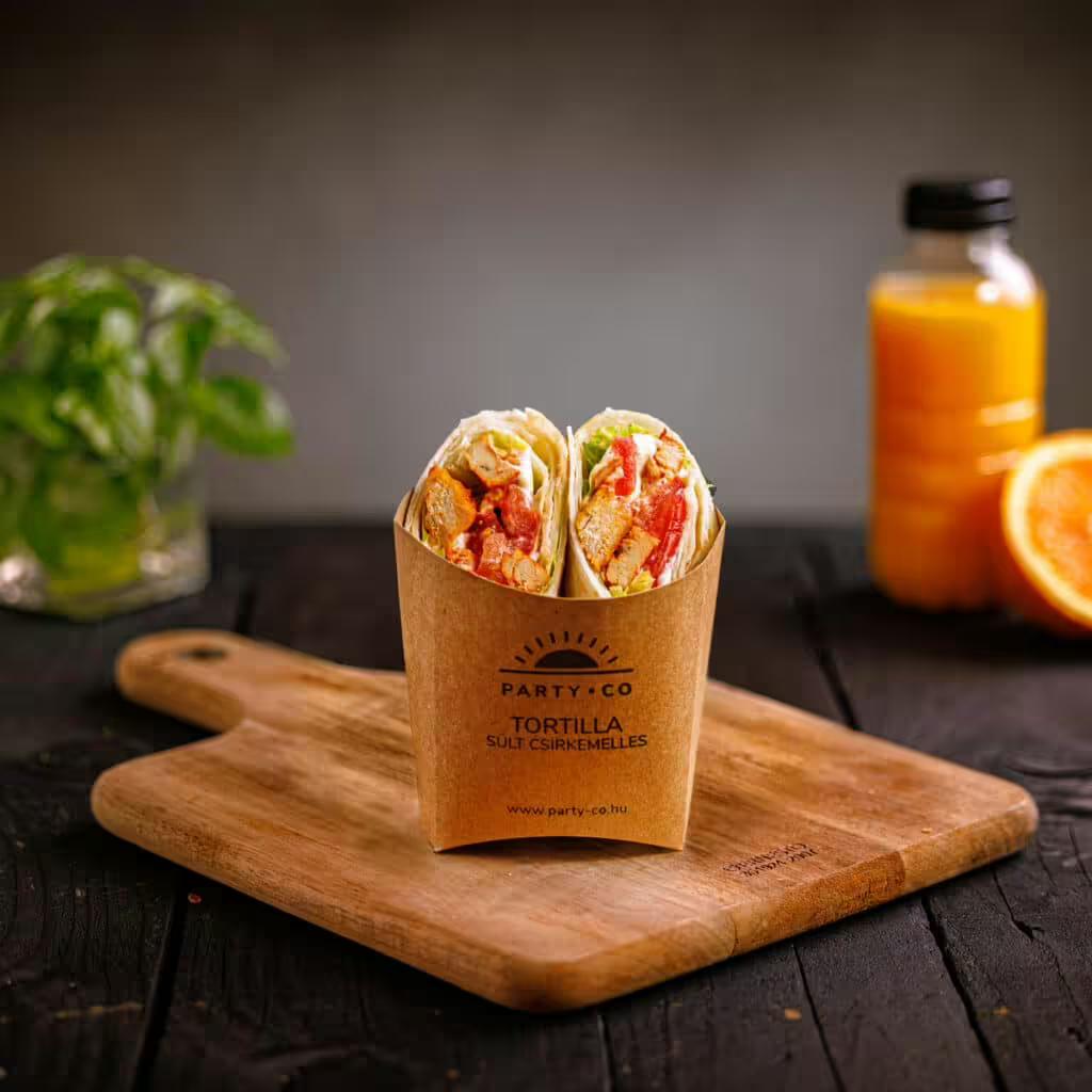 Party-Co Tortilla Sült csirkemelles