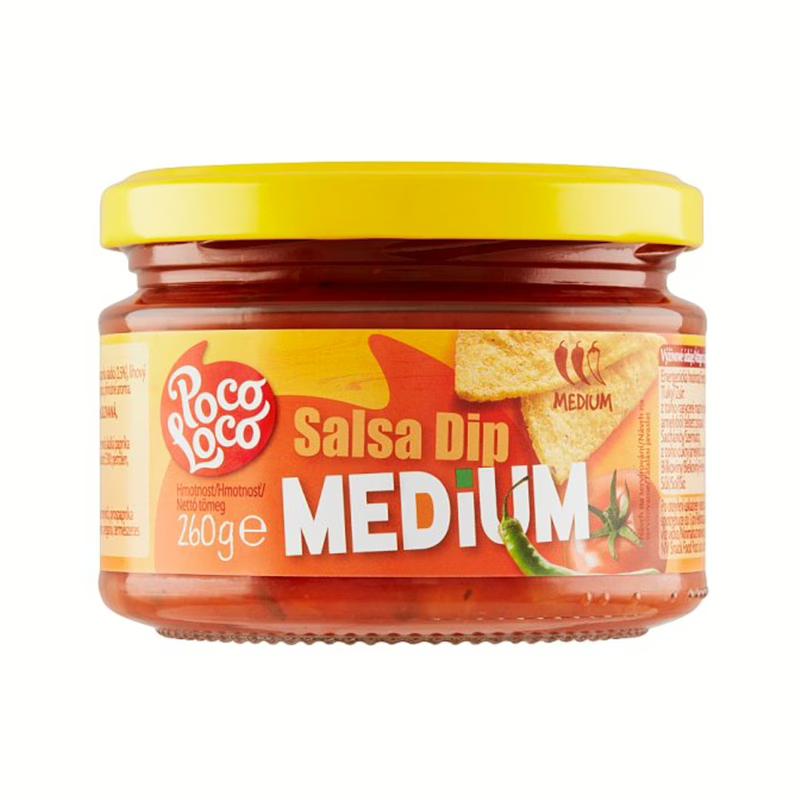 Poco Loco Dip Medium Salsa szósz 260g