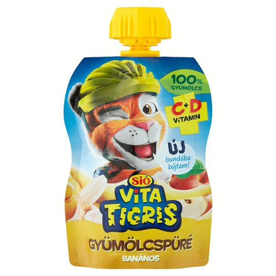 Sió Vitatigris püré banán 100% 90g