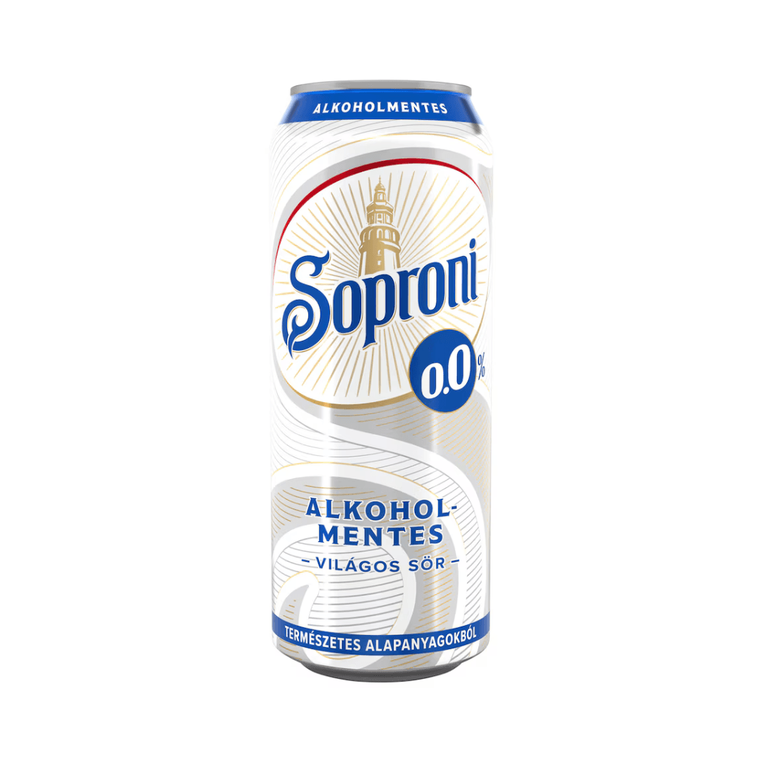 Soproni Alkoholmentes sör 0% 0.5l üveg