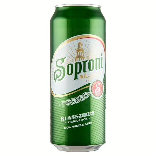 Soproni világos 4.5% 0.5l doboz