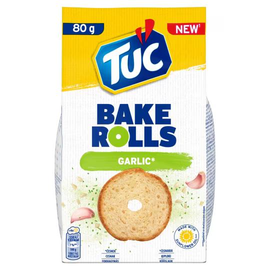 Tuc Bake Rolls fokhagymás 80g