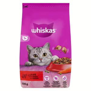 Whiskas száraz marha macsakaeledel 300g